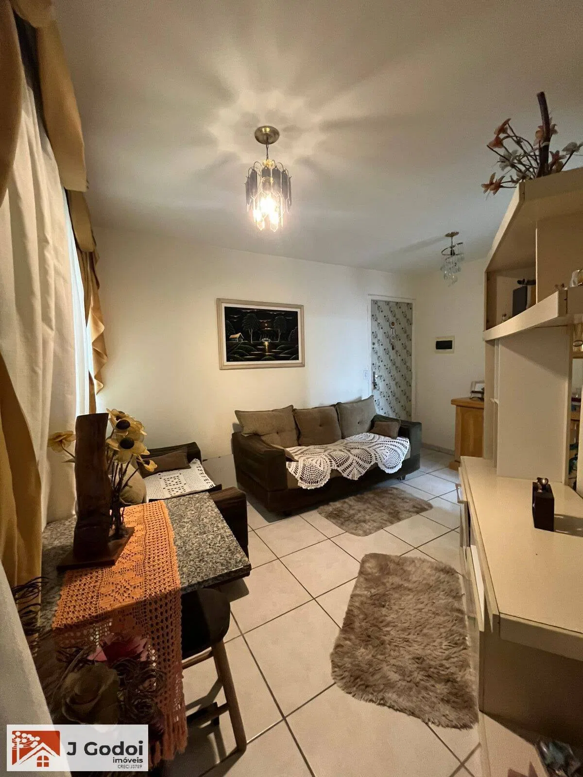 49 m² apartment with 2 bedrooms and 1 parking space