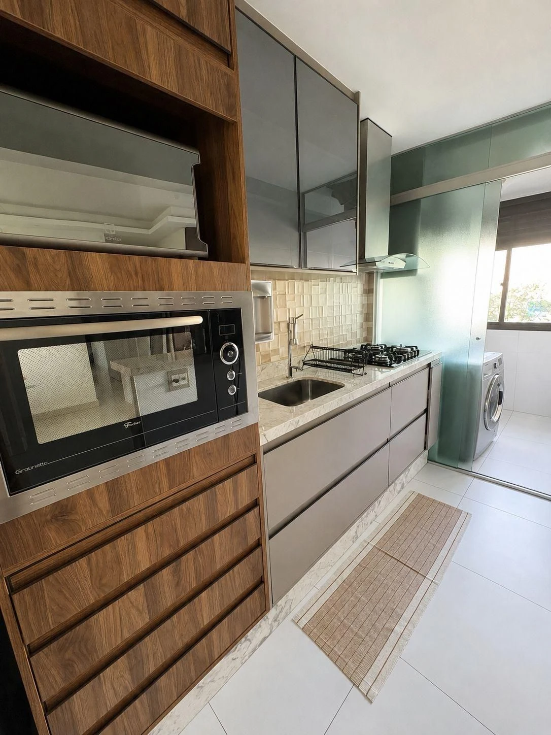 2-bedroom apartment in a building with a pool — photo 17