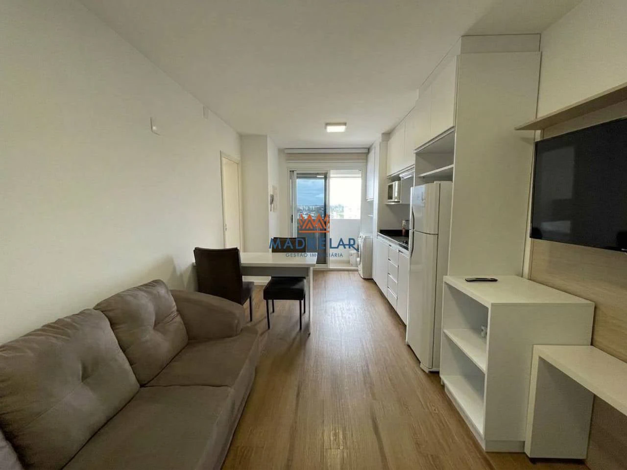 Furnished apartment, 32 m², with a dryer