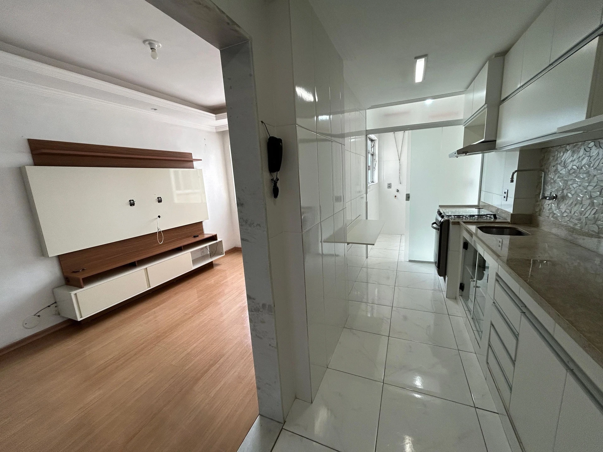 Home office in a 2-bedroom apartment, 47 m²