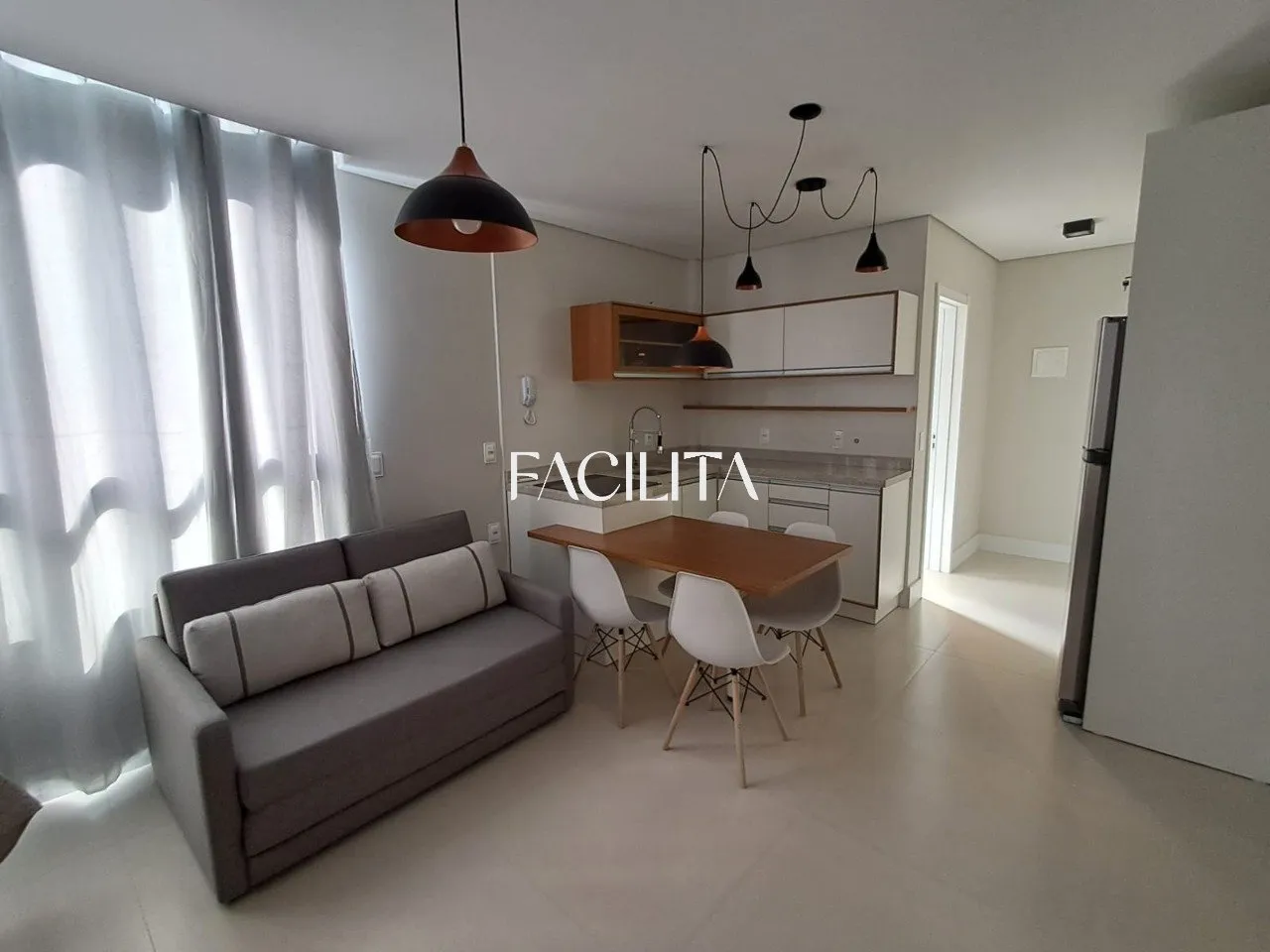 31 m² furnished studio with open-plan kitchen — photo 6