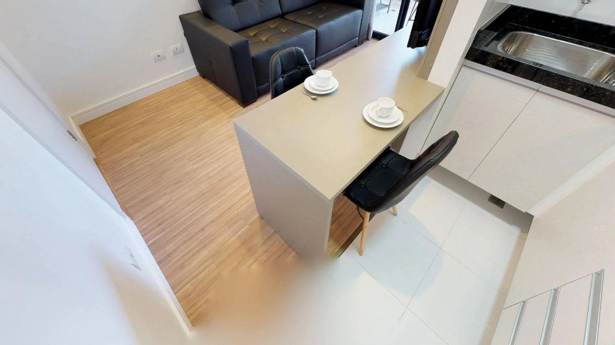 One-bedroom apartment with a home office in Curitiba — photo 4