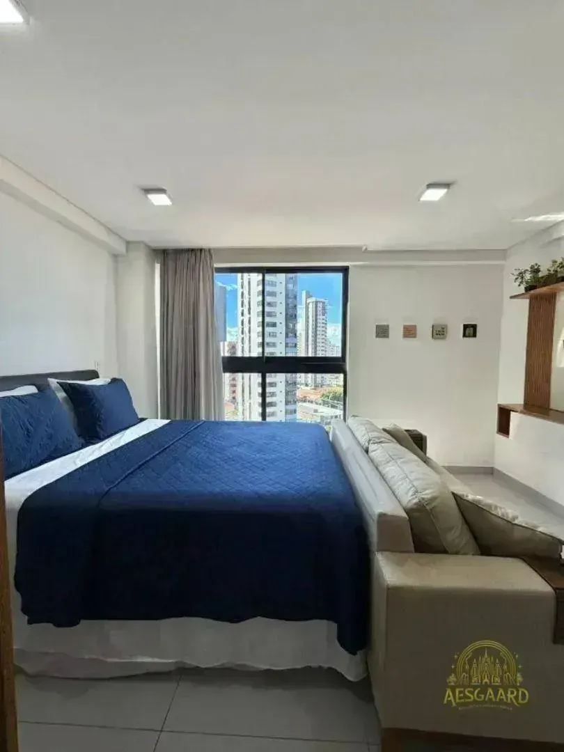 Furnished 1-bedroom apartment 28 m² with parking spot — photo 14