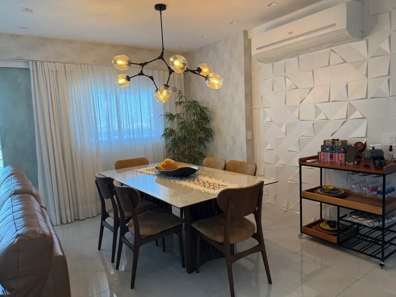 Apartamento mobiliado com 3 quartos e varanda — photo 4