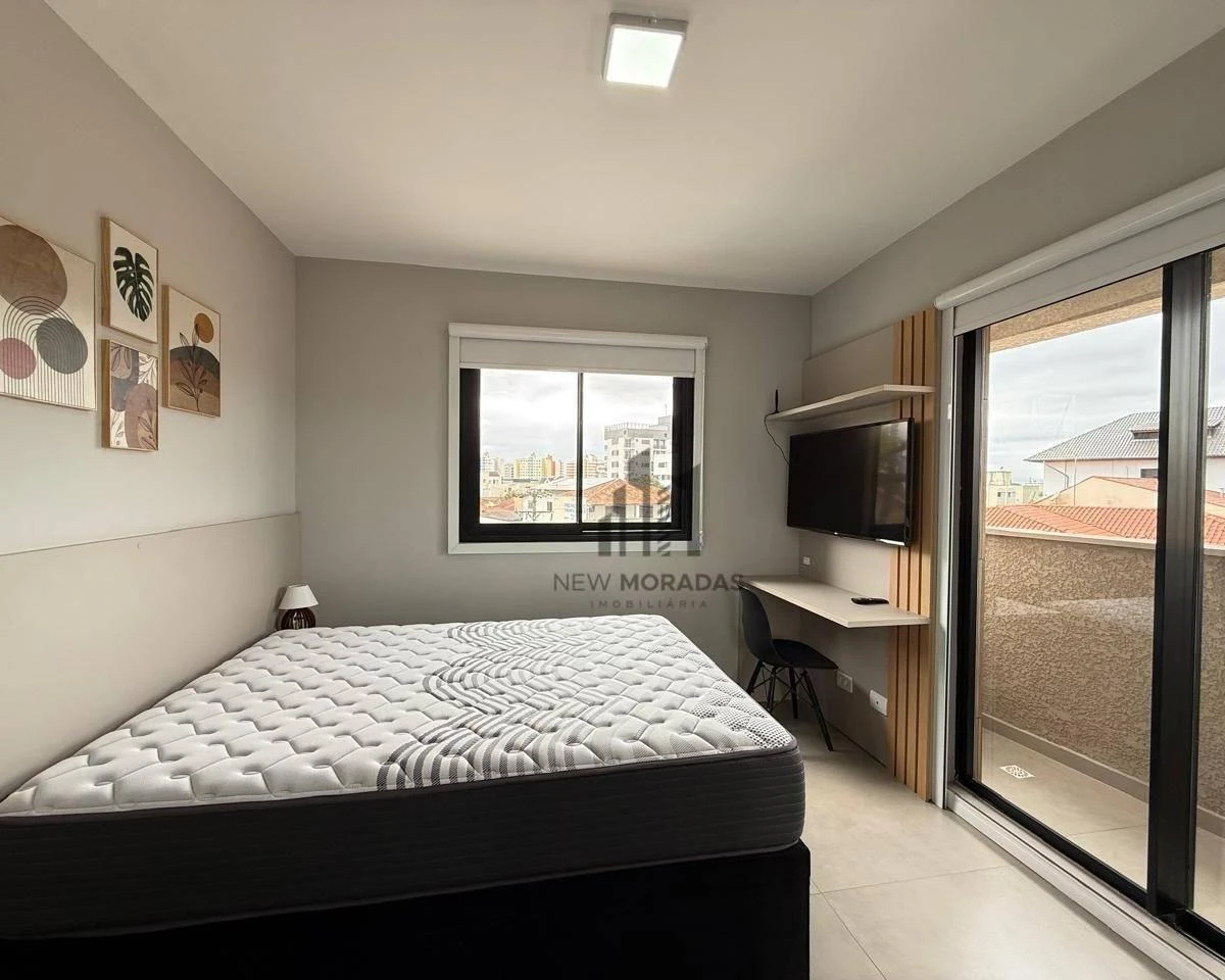 Apartamento mobiliado em condomínio com coworking
