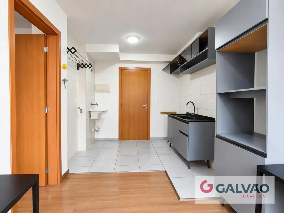 Home office in a one-bedroom apartment, 28 m² — photo 16