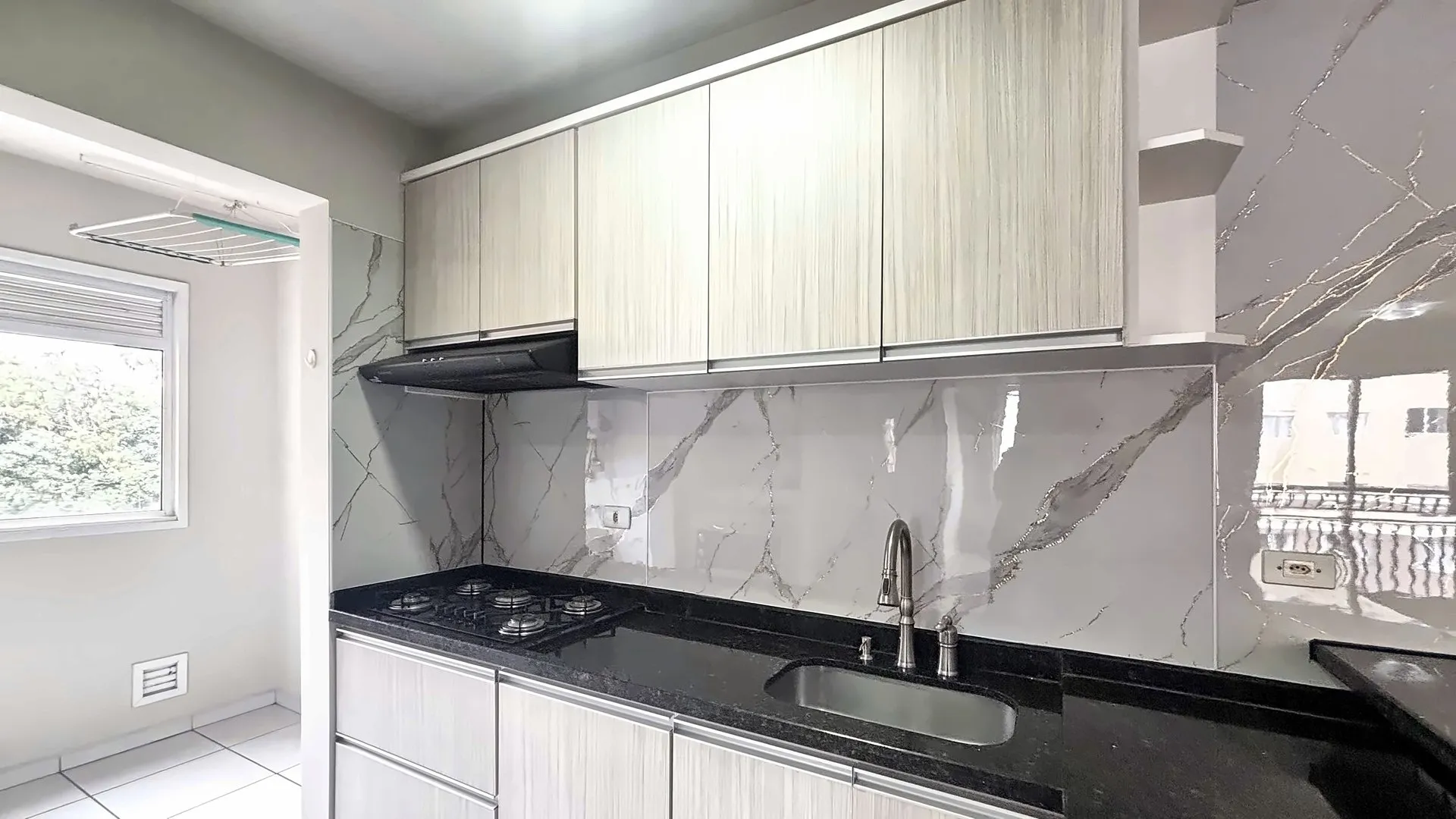 Washing machine in a 3-bedroom apartment, 73 m² — photo 8