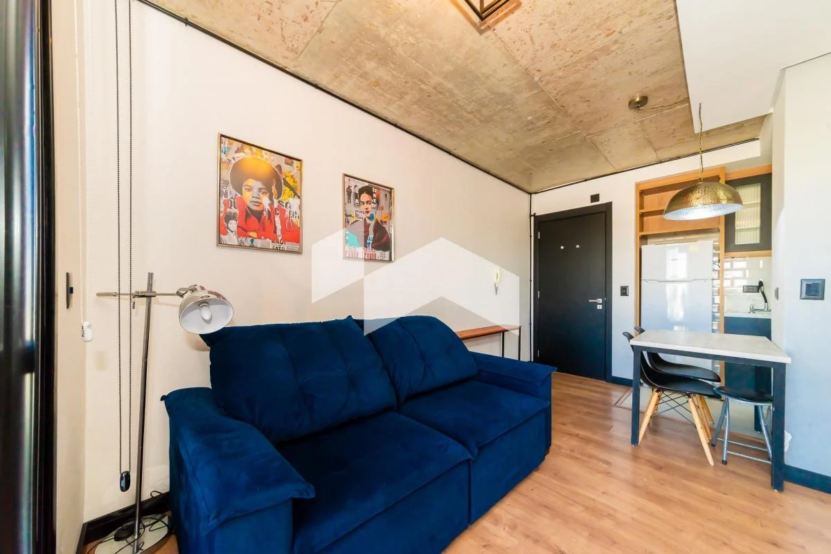 One-bedroom apartment with a washing machine in Curitiba — photo 11