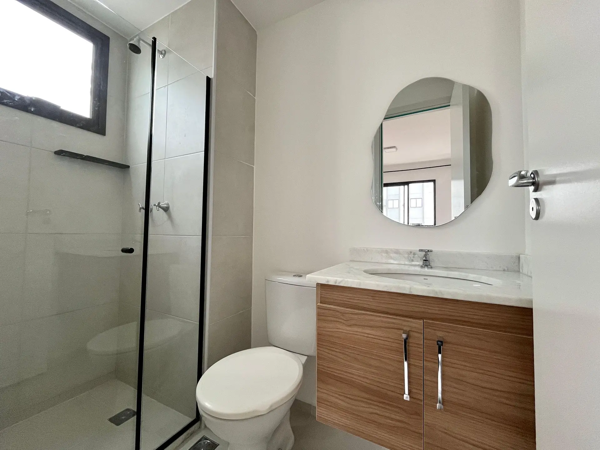 Wood or laminate floors in a 2-bedroom apartment, 45 m² — photo 7