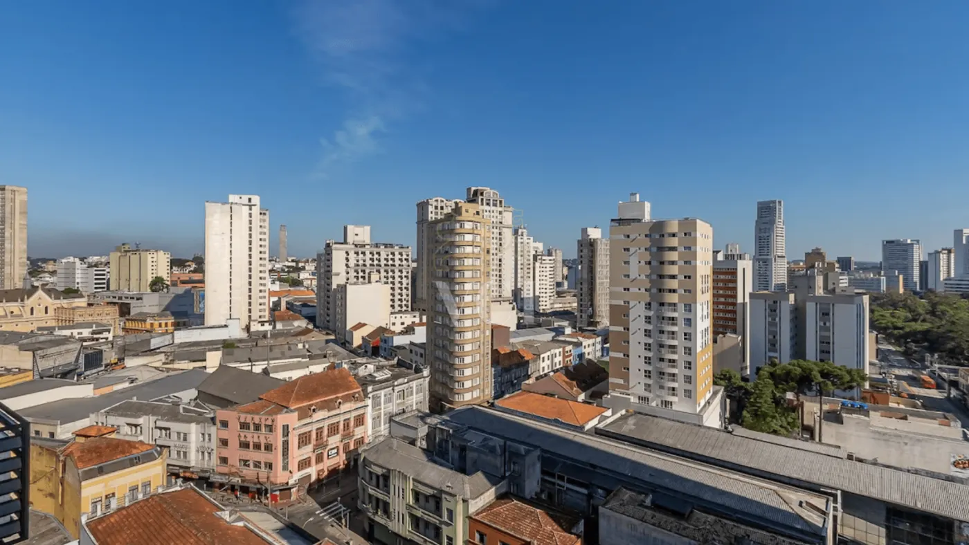 Studio de 28 m² com cozinha americana e sacada de vidro — photo 8