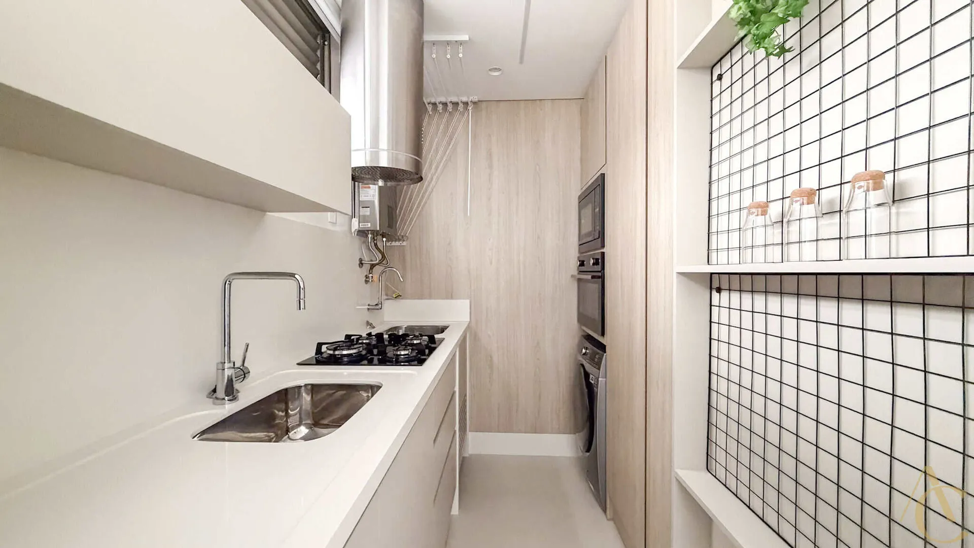 Studio mobiliado com cozinha americana e 1 vaga coberta — photo 17