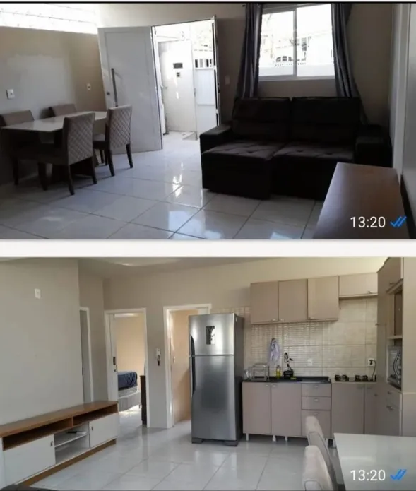 Casa mobiliada com 2 quartos e 1 banheiro