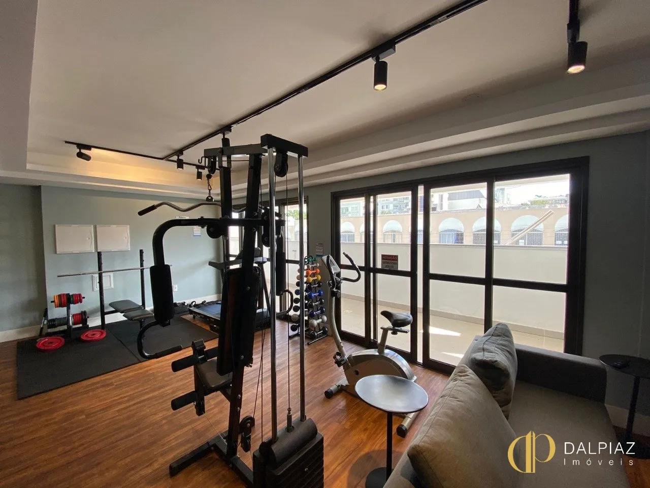 Furnished 46 m² studio with balcony and built-in grill — photo 16