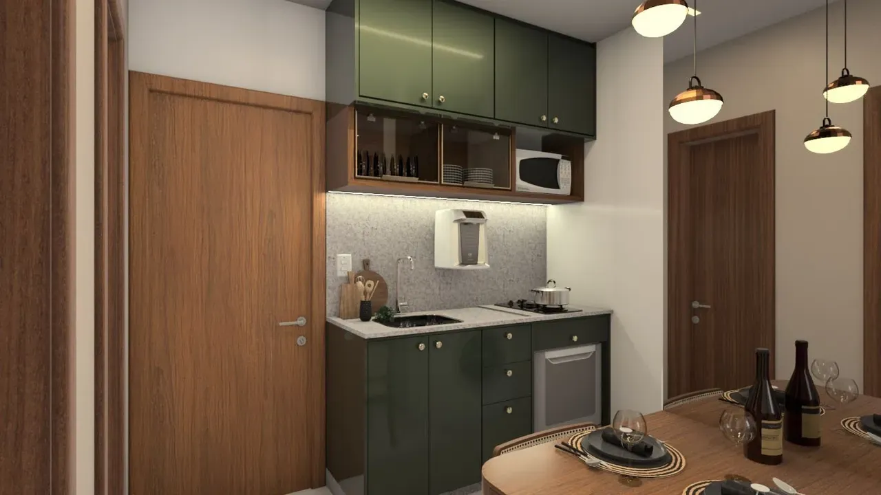Washing machine in a one-bedroom apartment, 30 m² — photo 2