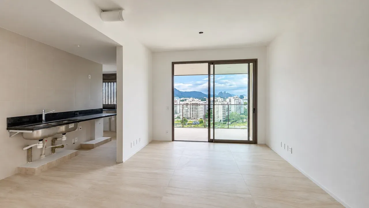 Glass-enclosed balcony in a 3-bedroom apartment, 115 m² — photo 21