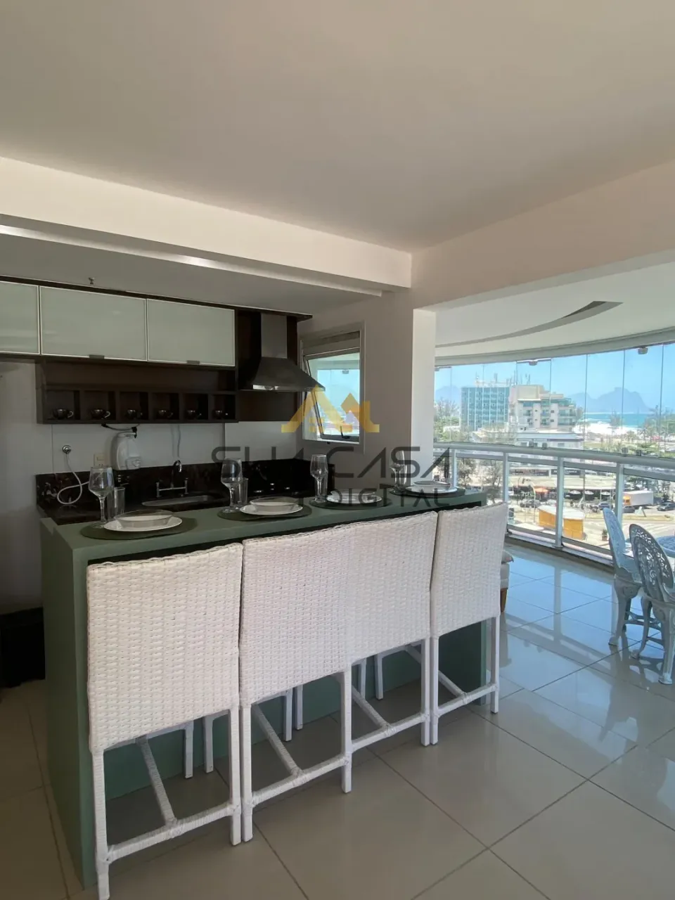 Apartamento mobiliado de 1 quarto com varanda envidraçada — photo 9