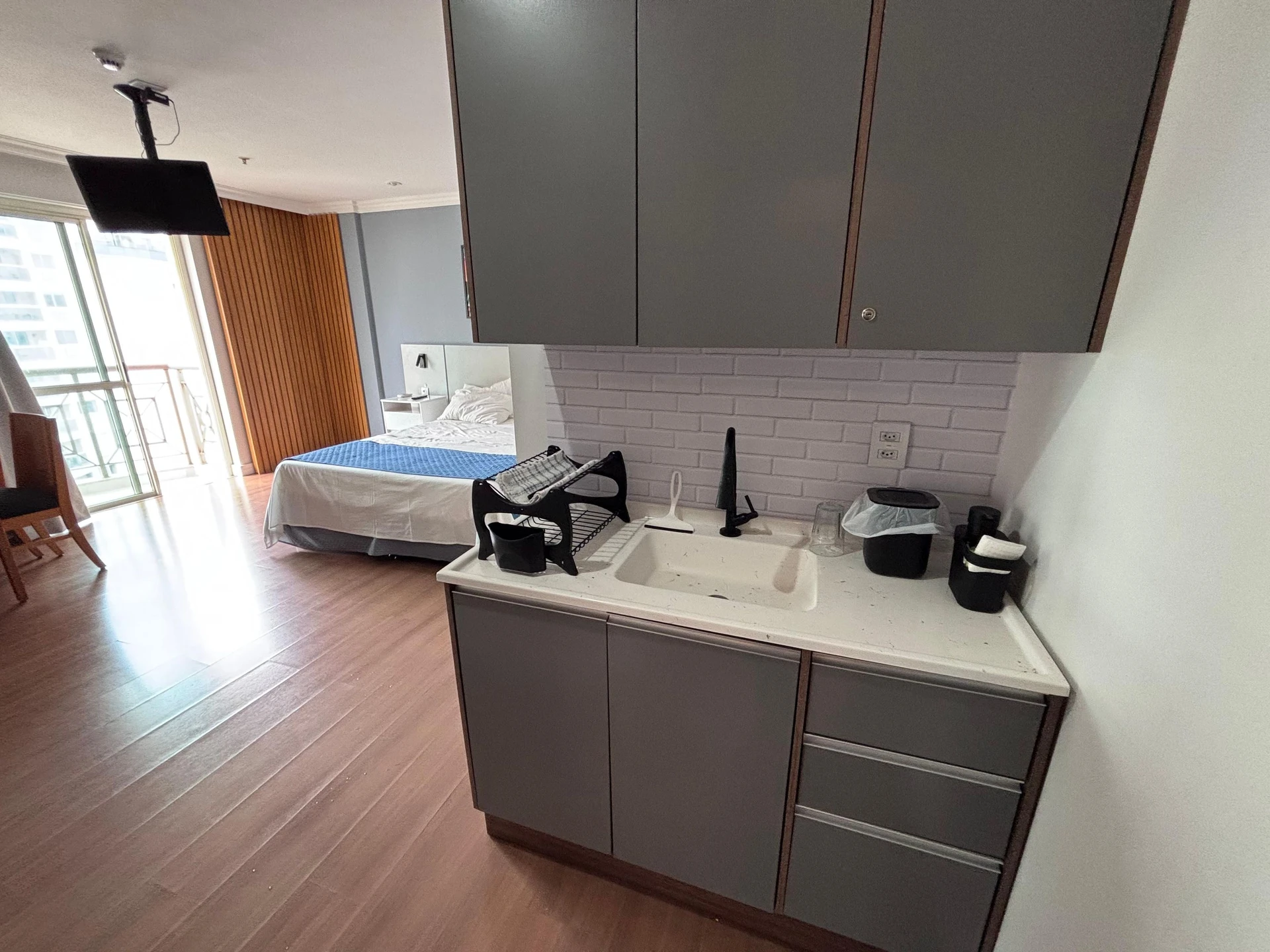 Kitnet com varanda, 1 quarto e 1 banheiro, sem vaga — photo 20