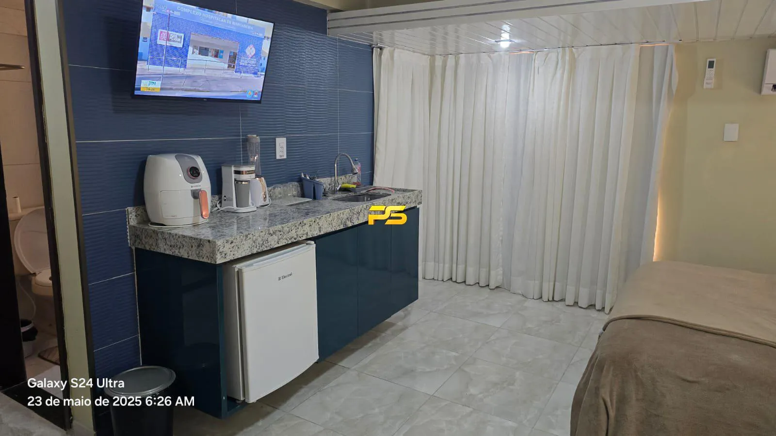 1-bedroom apartment with 29 m² and a gas water heater — photo 6