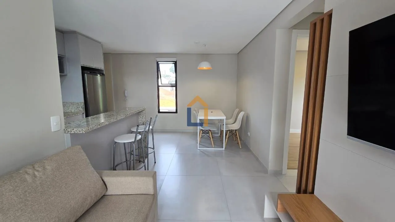 2-bedroom apartment with a washing machine in Curitiba — photo 3