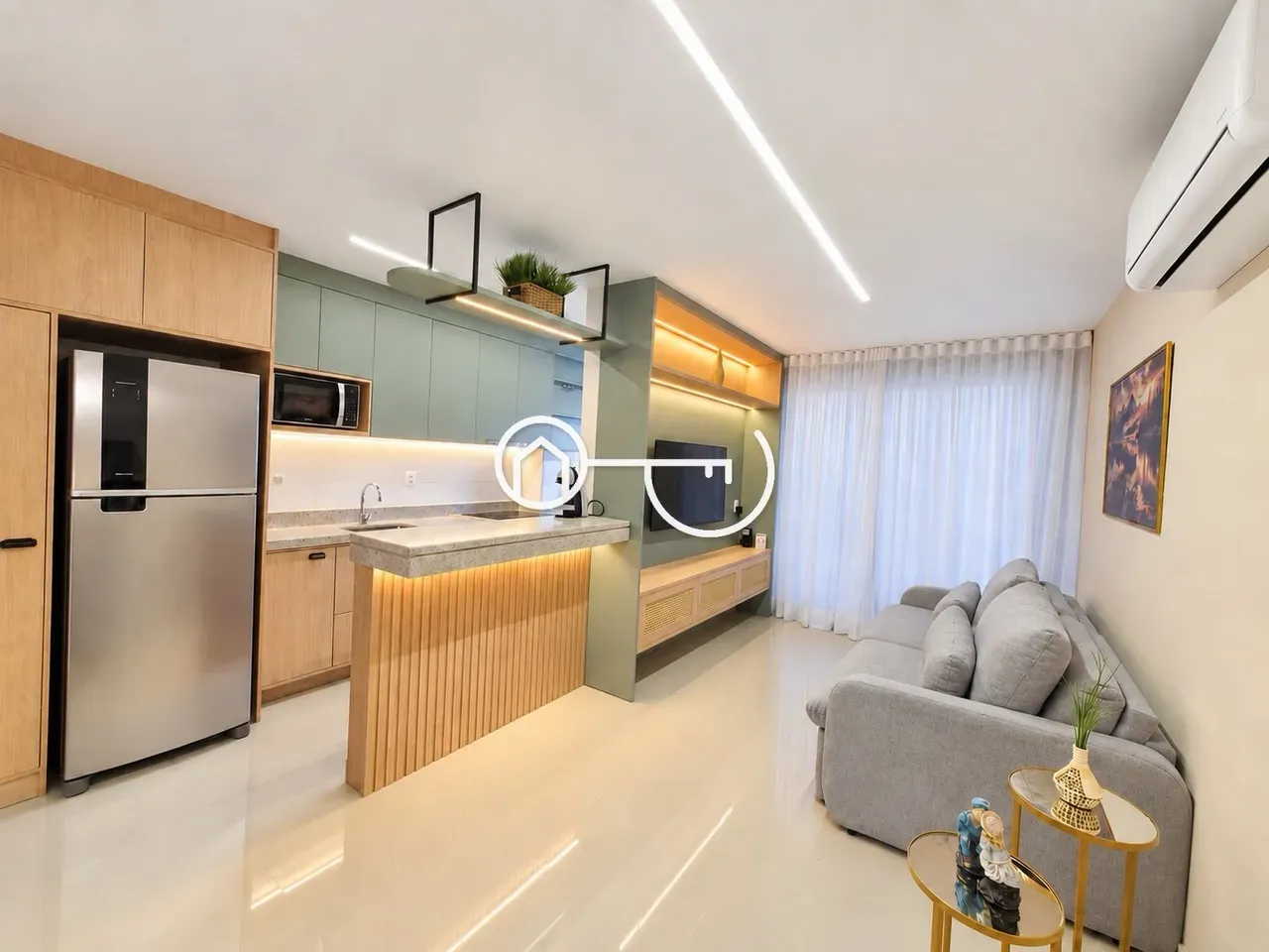 Furnished apartment, 93 m², with a mountain view — photo 7