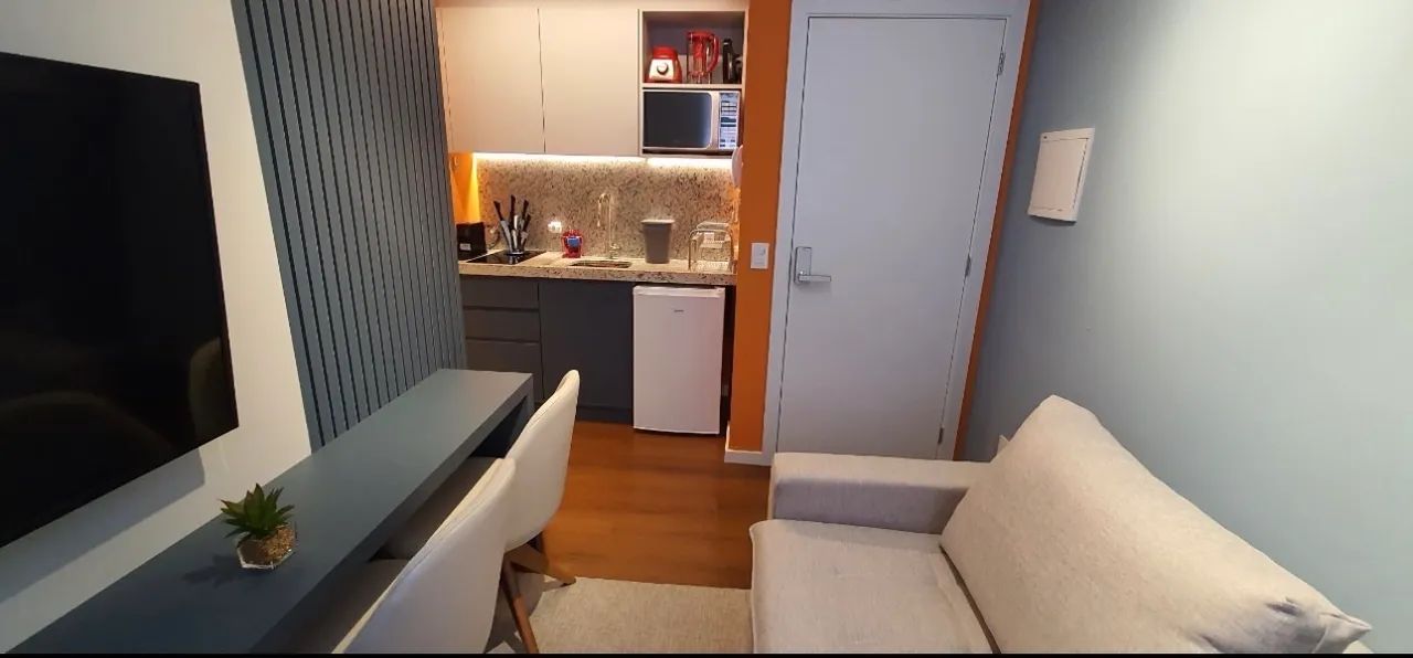 Studio mobiliado em condomínio com academia — photo 14