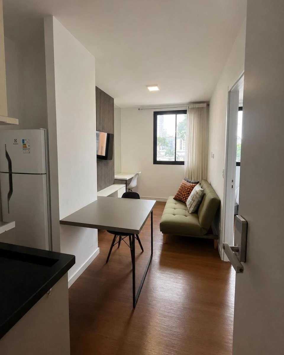Furnished apartment, 25 m², with a home office