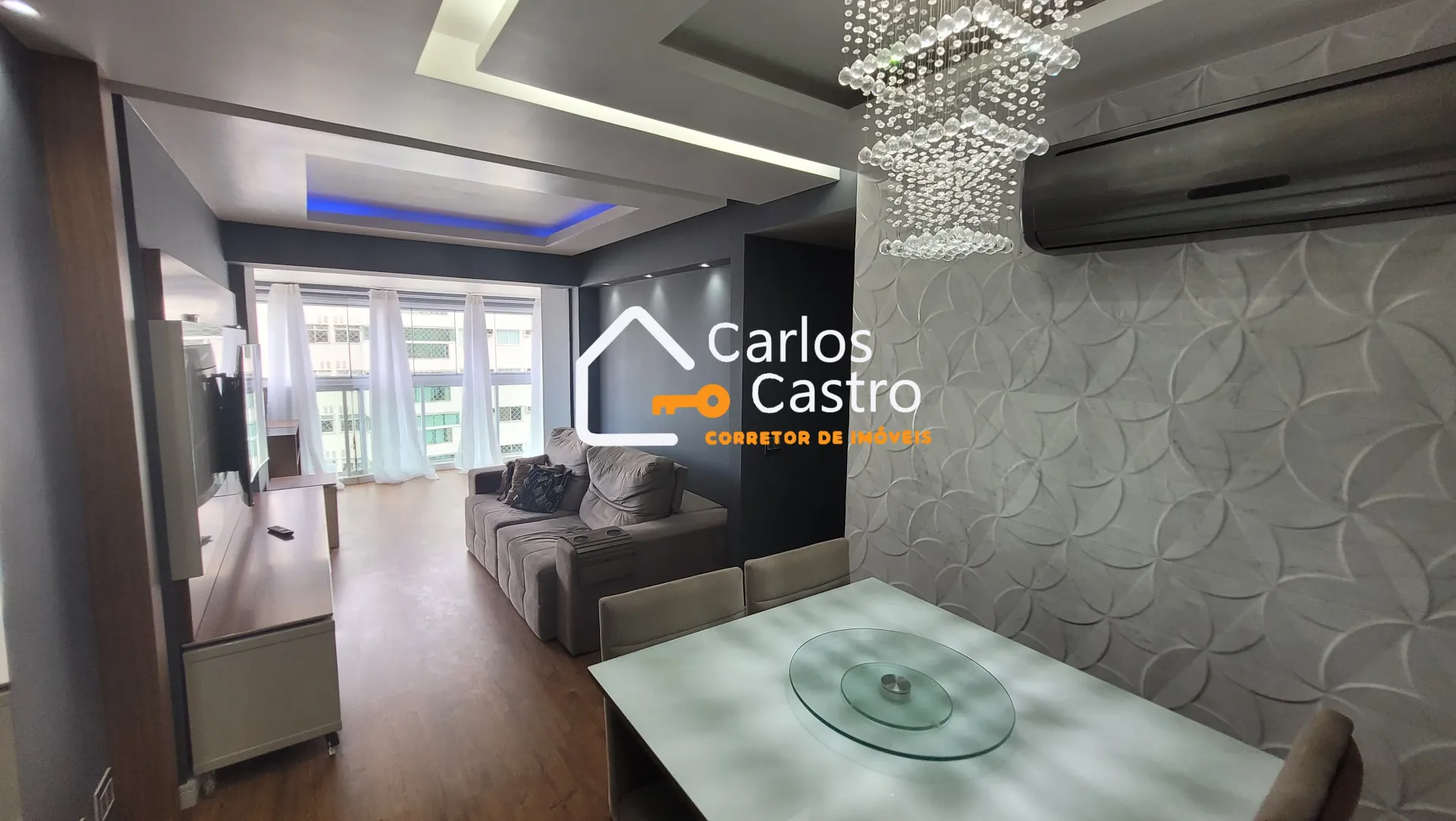 Furnished 86 m² apartment with 3 bedrooms and 1 parking spot — photo 5