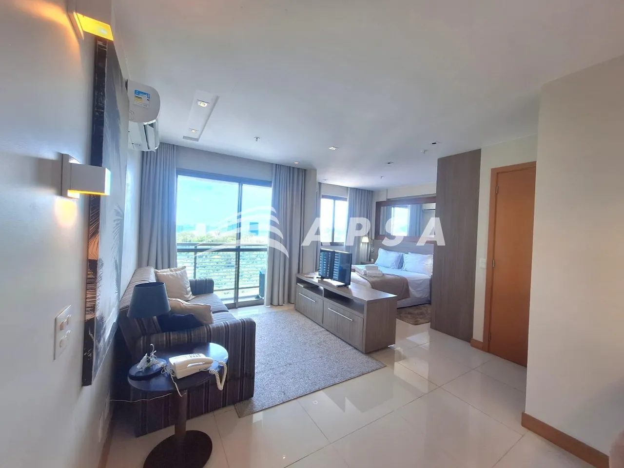 Apartamento mobiliado com cozinha integrada e ar-condicionado — photo 7