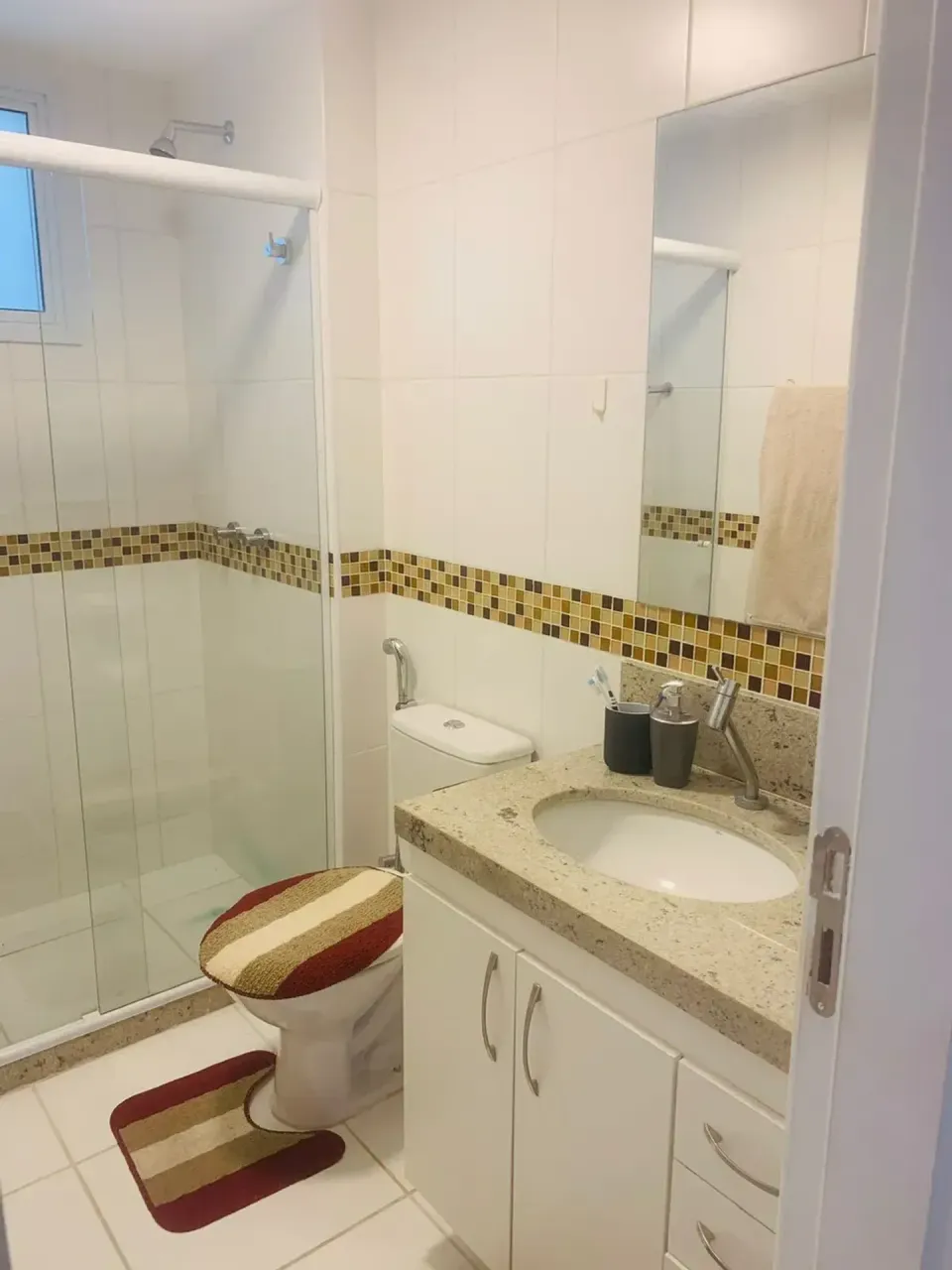 Furnished 70 m² apartment with 1 bedroom and 2 bathrooms plus gas kitchen — photo 4