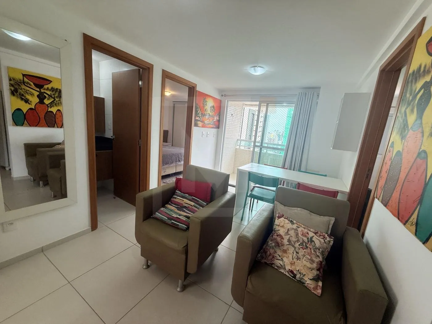 2-bedroom apartment with balcony and en-suite, 52 m²