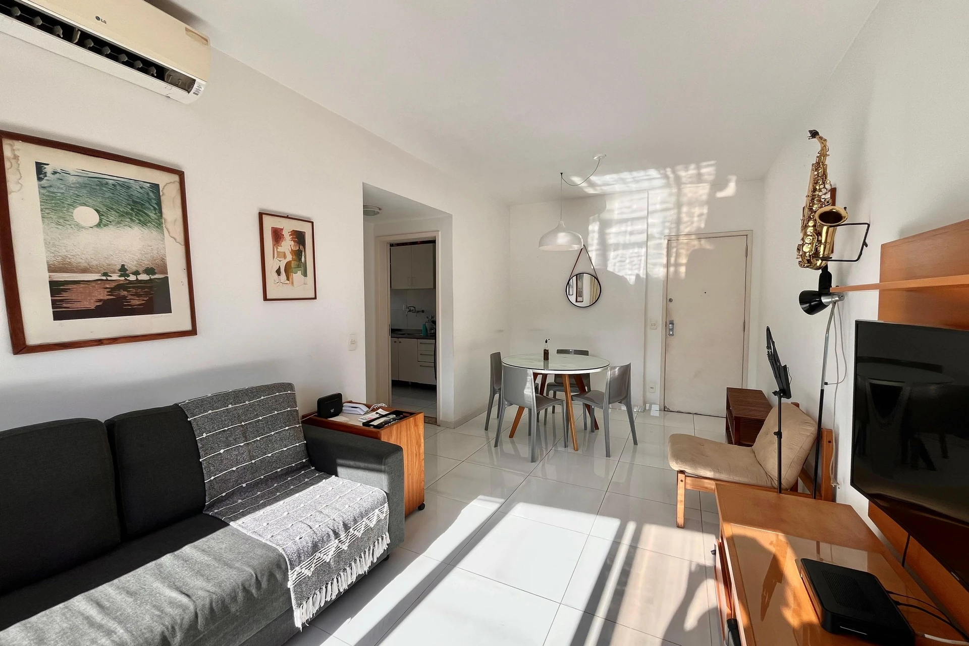 Apartamento mobiliado de 1 quarto em condomínio com sauna — photo 16