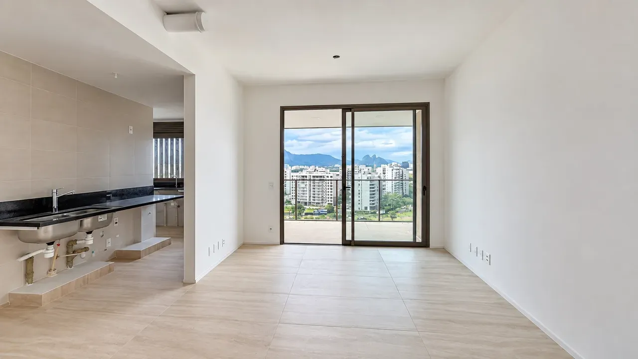 Glass-enclosed balcony in a 3-bedroom apartment, 115 m² — photo 14