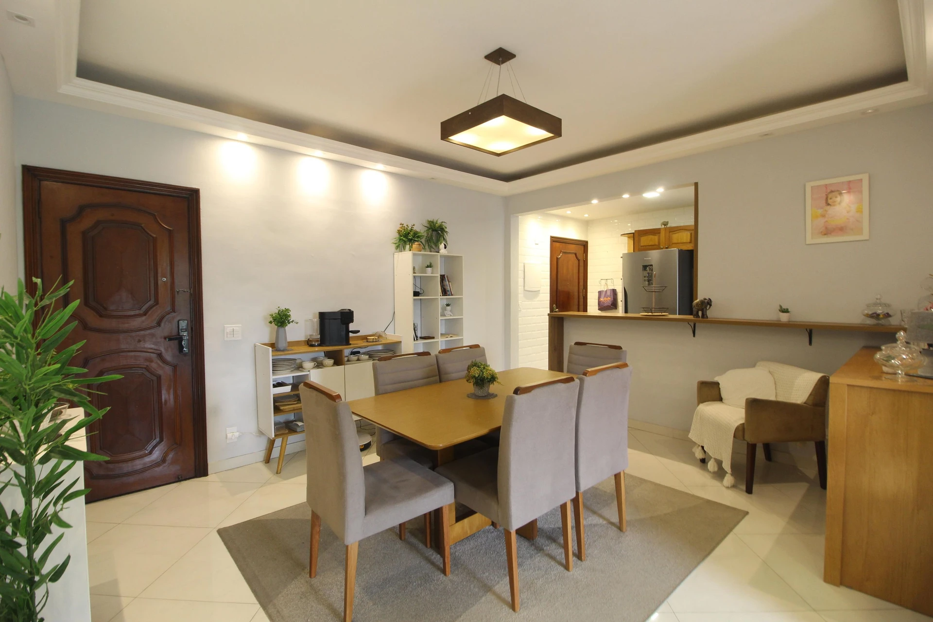 Furnished apartment, 92 m², with a washing machine — photo 6