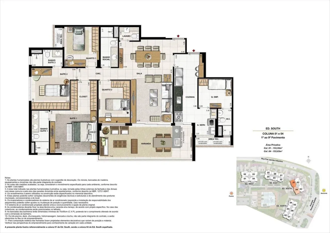 Furnished apartment with a closed kitchen and 4 bedrooms — photo 38
