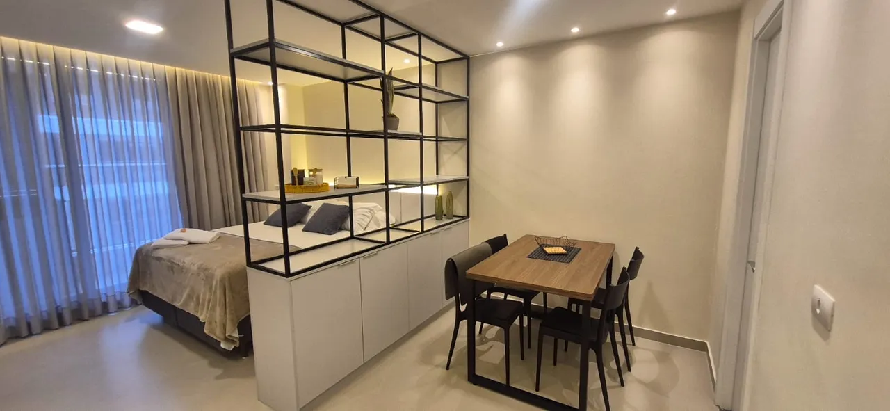 Furnished studio with 1 bedroom and balcony, no parking — photo 4