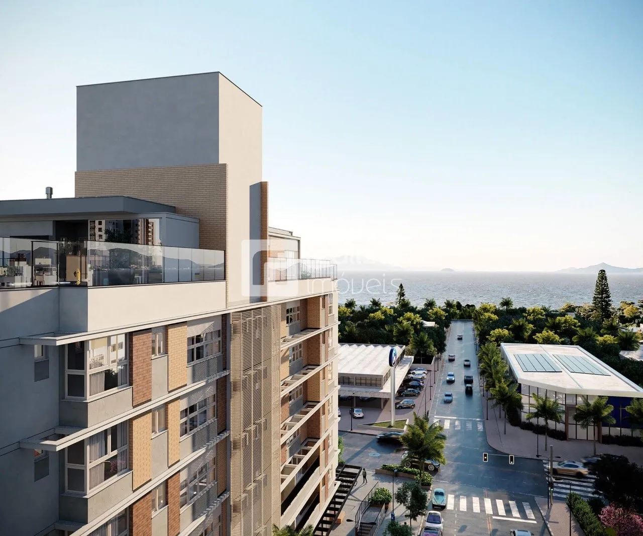 Furnished 32 m² studio with glass balcony and 1 parking spot — photo 6