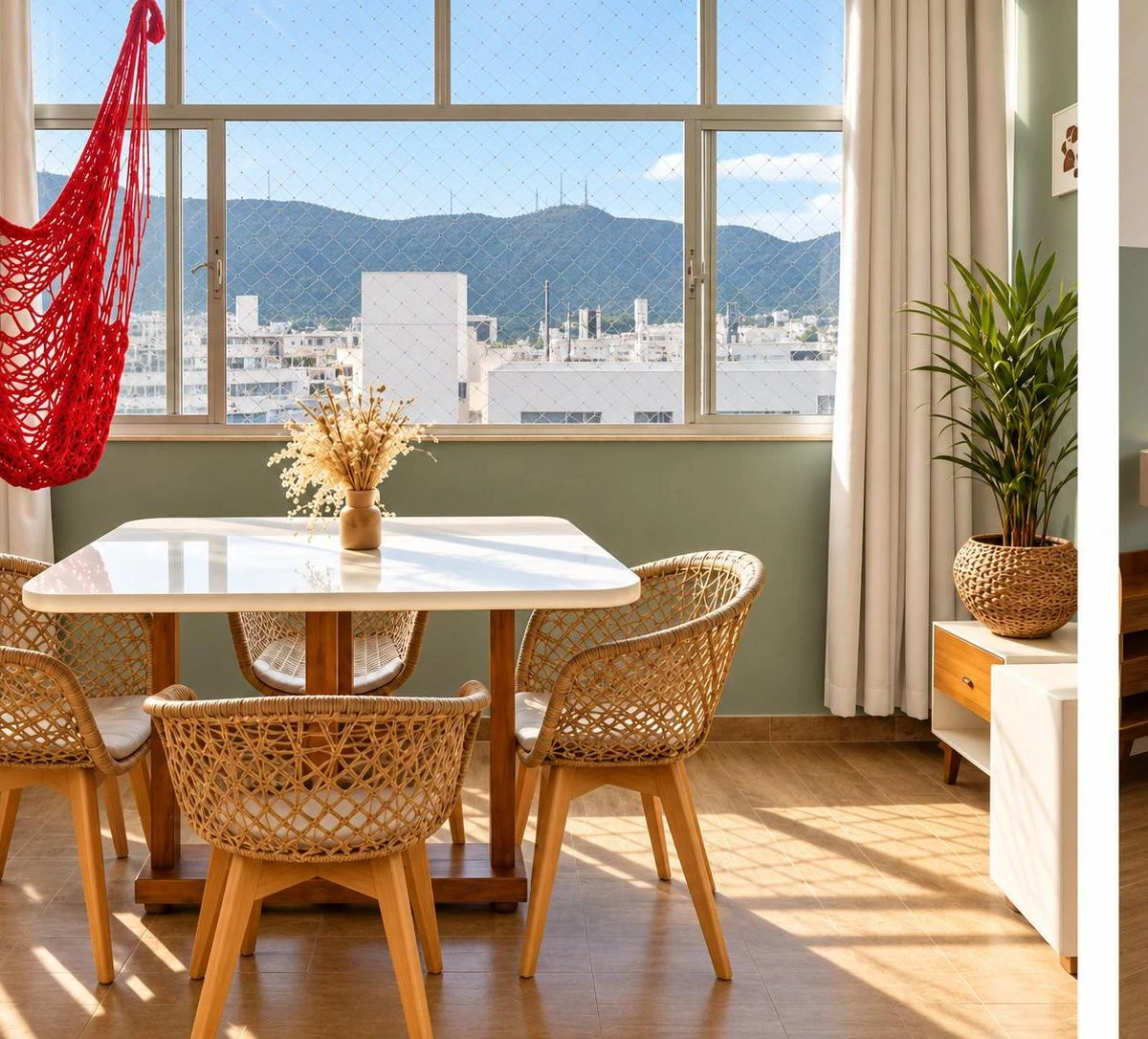 100 m² apartment with floor-to-ceiling windows — photo 3