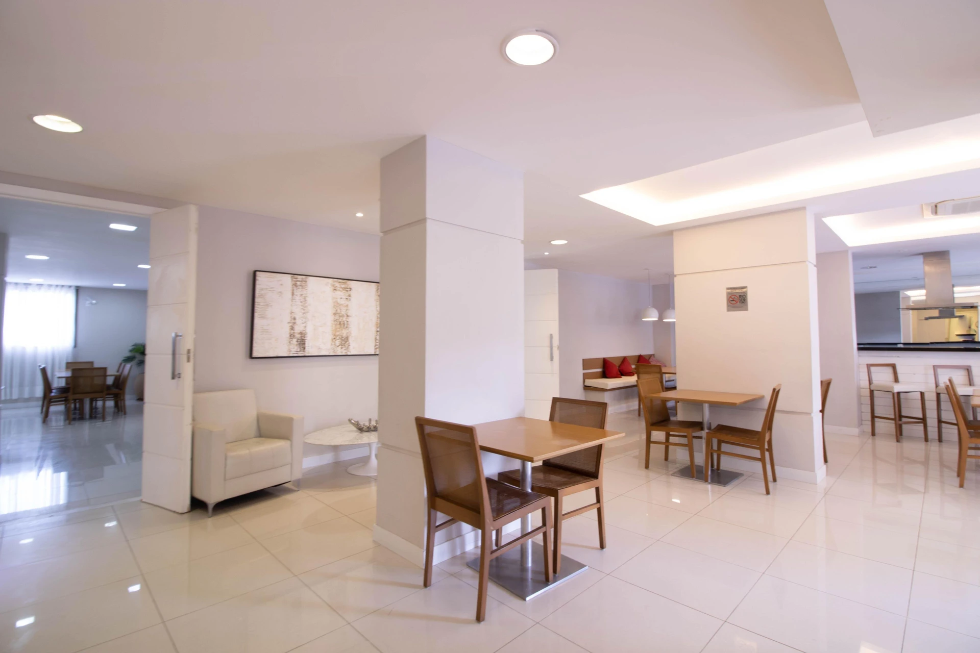 Apartamento mobiliado com 3 quartos e varanda e churrasqueira — photo 68