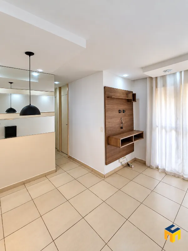 2-bedroom apartment in a building with a pool