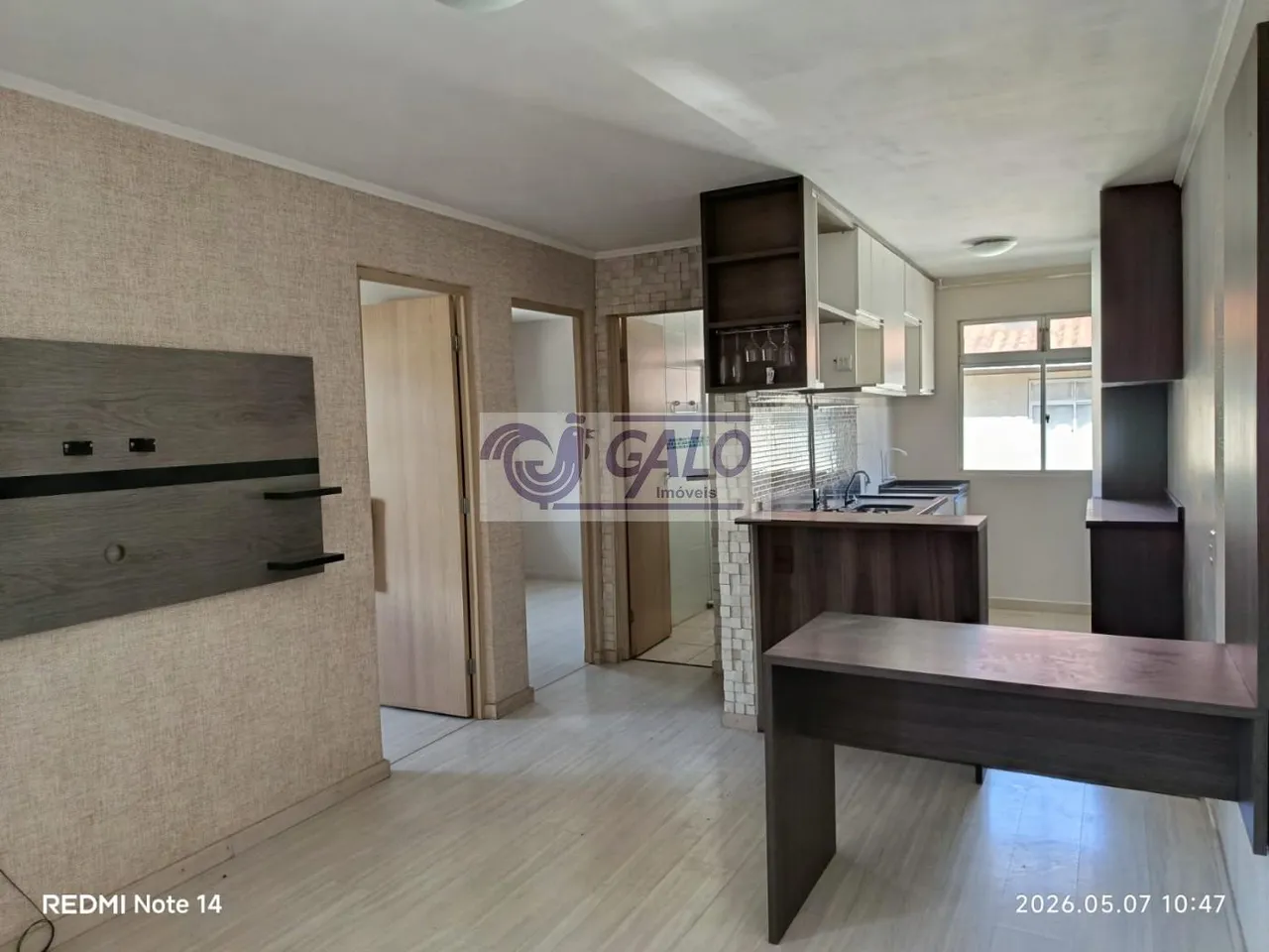 2-bedroom apartment with 2 bathrooms and 1 parking space