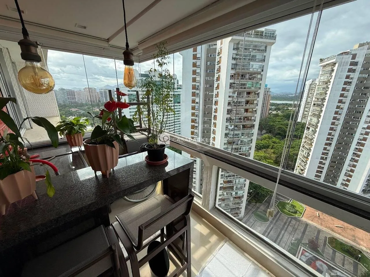 Furnished apartment, 125 m², with floor-to-ceiling windows — photo 19