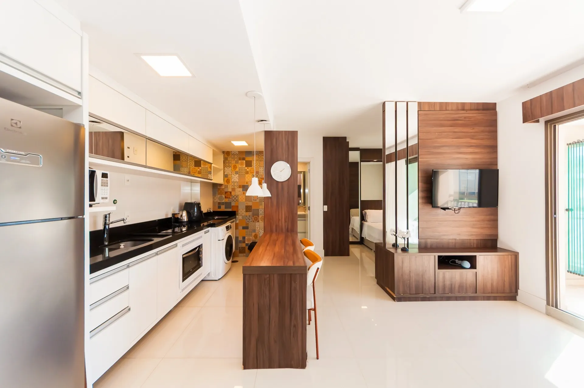 Apartamento mobiliado de 70 m² com 1 quarto e varanda — photo 3
