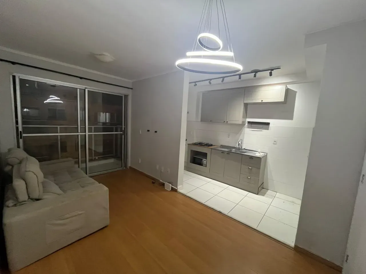 2-bedroom apartment in a building with a gym
