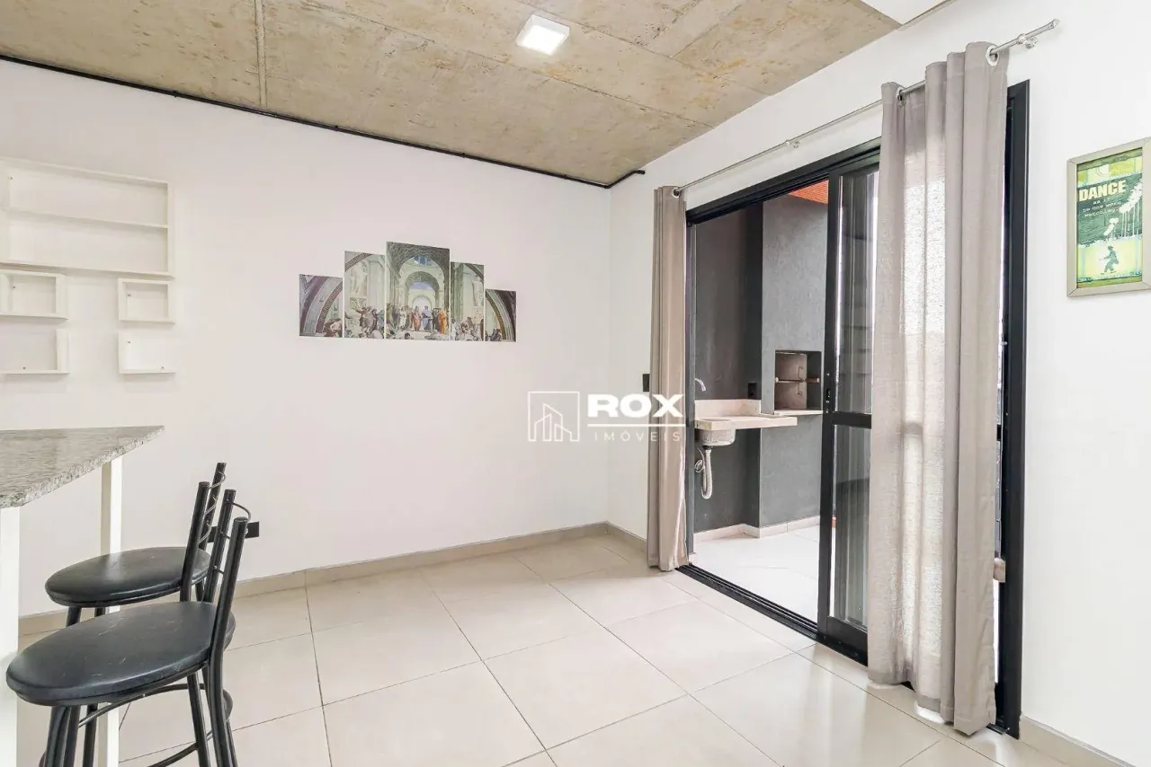 Estudio con 1 dormitorio, 1 baño y balcón con barbacoa — photo 14