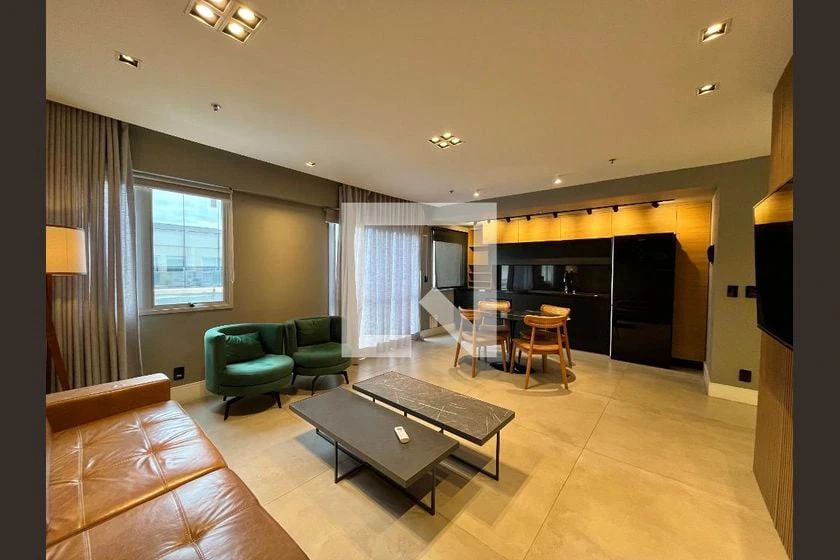 Apartamento mobiliado de 1 quarto em condomínio com academia — photo 27