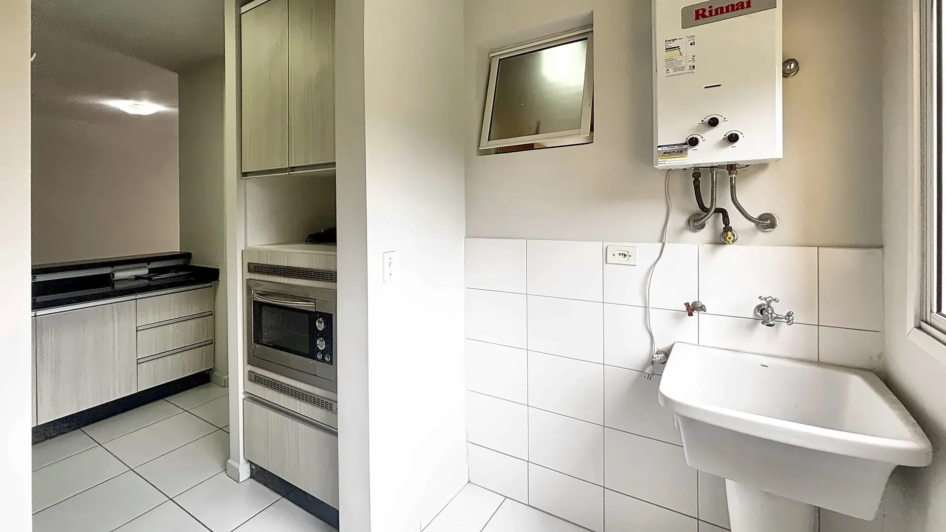 Washing machine in a 3-bedroom apartment, 73 m² — photo 26