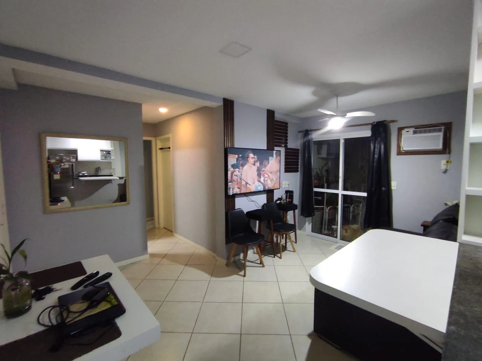 Furnished apartment, 60 m², with floor-to-ceiling windows — photo 18
