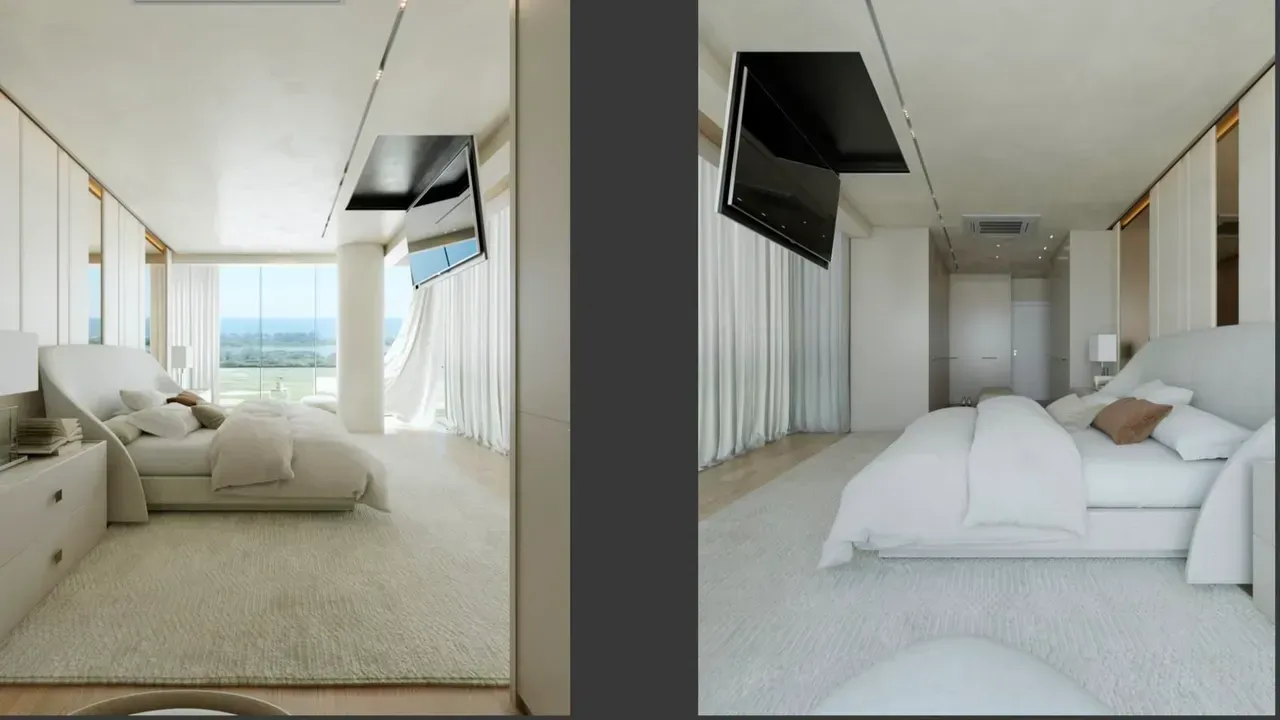 Furnished apartment with 3 bedrooms and an open-plan kitchen — photo 3