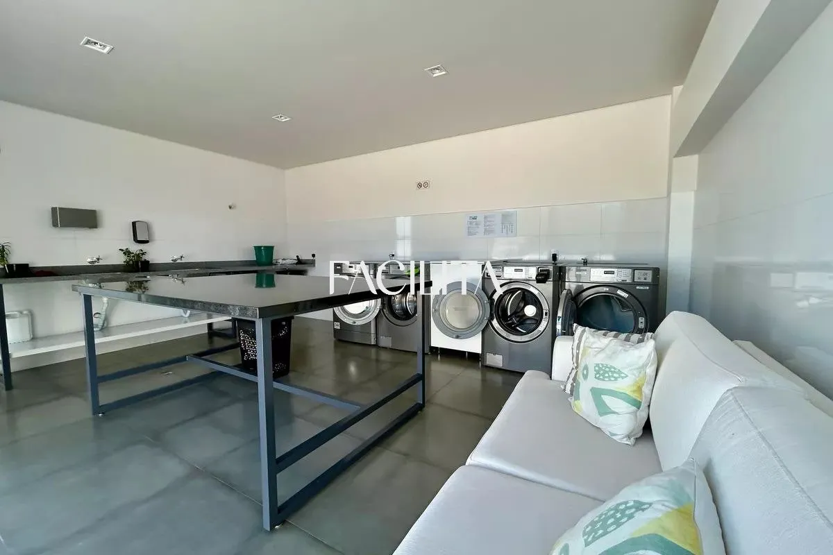Furnished studio 50 m² with balcony and open-plan kitchen — photo 13