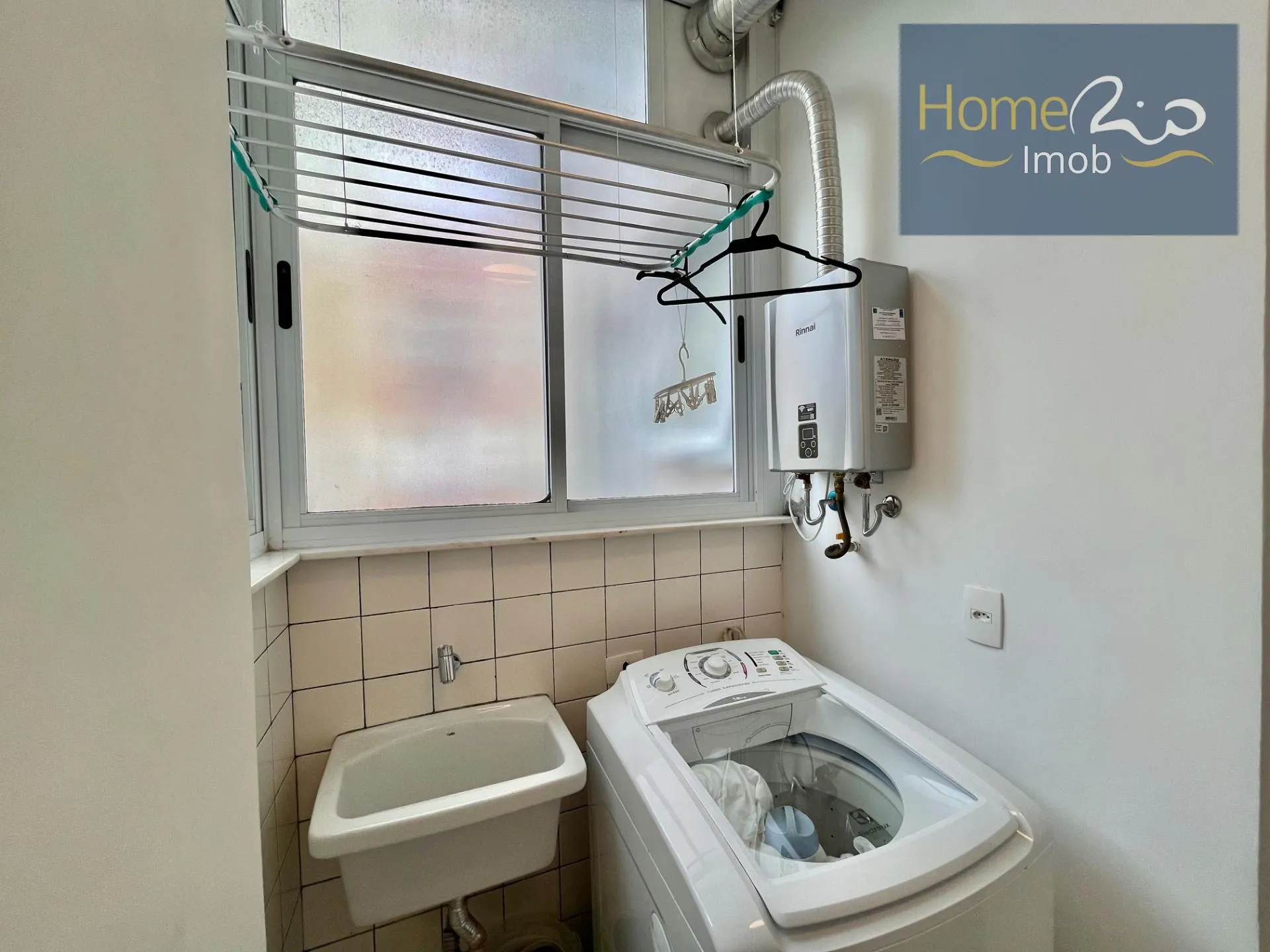Washing machine in a 2-bedroom apartment, 73 m² — photo 22